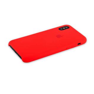 Чехол-накладка силиконовый Silicone Case для iPhone XS/ X (5.8") Red Красный №41