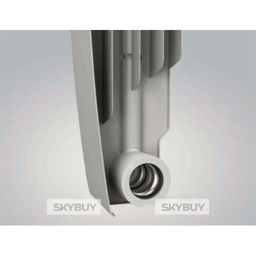 Радиатор биметаллический Royal Thermo BiLiner 500 4 секции, silver satin с монтажным набором 37965783 3