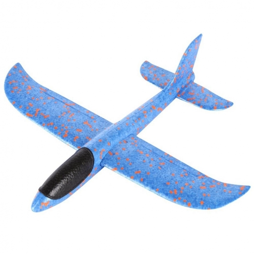 Планер-самолетик из пенопласта светящийся 48 см синий No name 37697955