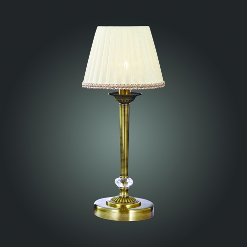 Настольная лампа St Luce Бронза, прозрачный/Бежевый E14 1*60W 37398780