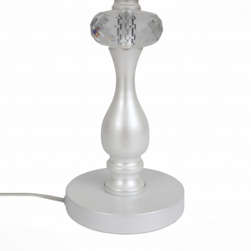 Настольная лампа St Luce Белый, Прозрачный/Белый E14 1*40W 37396290 9