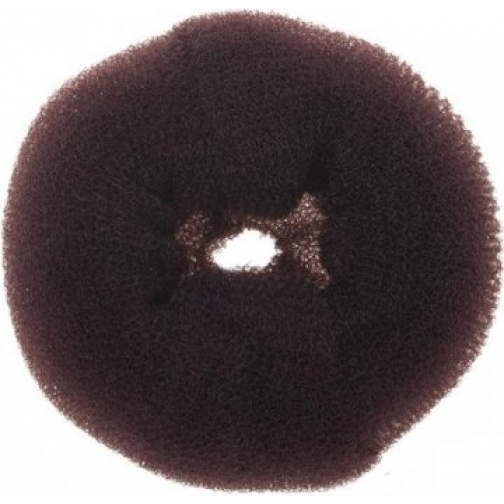 LIMONI - Валик для прически Fashion коричневый, круглый, диаметр 12 см 2146897