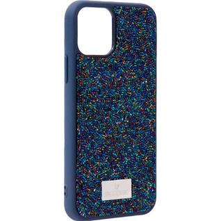 Чехол-накладка силиконовая со стразами SWAROVSKI Crystalline для iPhone 11 Pro (5.8") Темно-синий №5