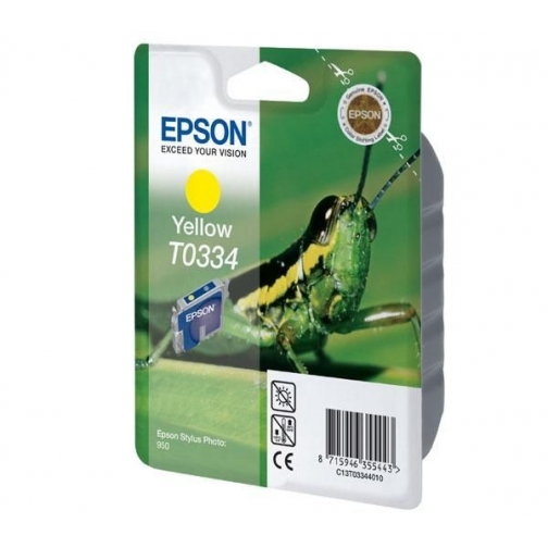 Оригинальный картридж T033440 для EPSON ST 950 жёлтый, струйный 8126-01 849930
