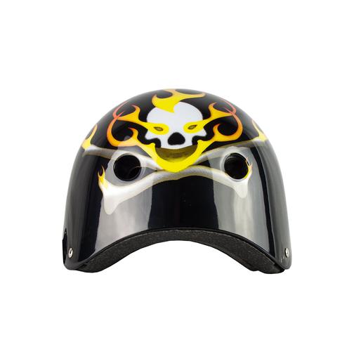 Ролик. шлем Maxcity Graffity Flame, черный (s) 42220743