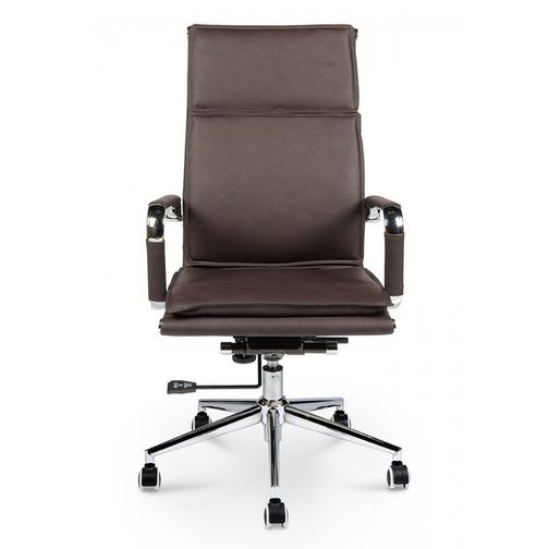 Кресло офисное/Харман/(brown) хром/коричневый экокожа NORDEN Chairs 42859386 3