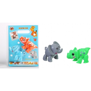 Набор животных "Слон и динозавр" (звук, движение) Shenzhen Toys