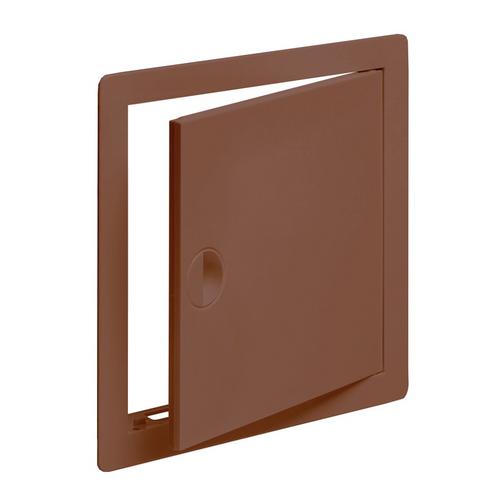 Люк-дверца ревизионный пластиковый 150 х 150 коричневый (Виенто) 42577366