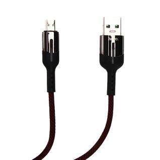 USB дата-кабель Hoco U68 Gusto flash charging MicroUSB 4A (1.2 м) Черный
