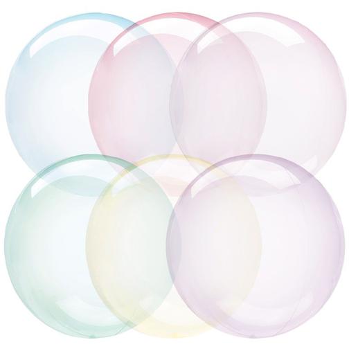 Falali Шар (18''/46 см) Сфера 3D, Deco Bubble, Ассорти, Кристалл 42559128 3