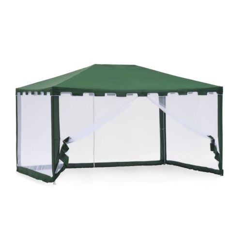 Тент шатер садовый с москитной сеткой Green Glade 1044, зубчатый карниз ... 1388516