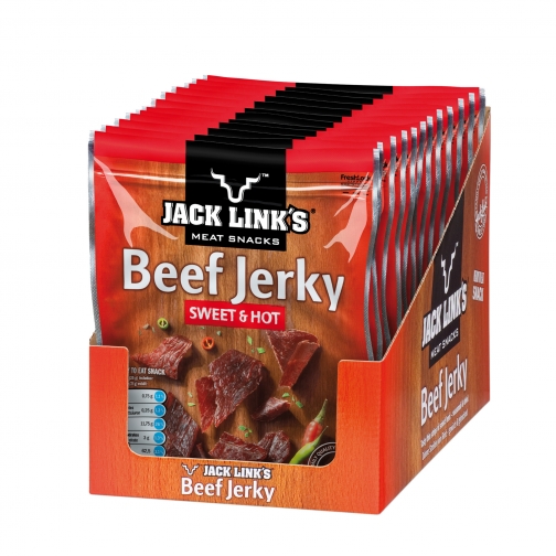 Jack Link's Говядина вяленая Jack Links Sweet and Hot 75 г., 12 шт. 9208280