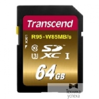 Transcend SecureDigital 64Gb Transcend TS64GSDU3X SDXC Class 10, UHS-I U3X Ultimate