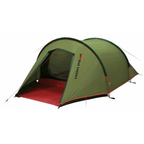 Палатка High Peak Kite 2, зеленый/красный, 140х330х90 см 42220635 5