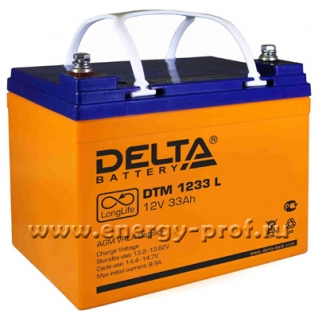 Аккумуляторные батареи Delta Аккумуляторная батарея DTM 1233 L
