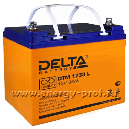 Аккумуляторные батареи Delta Аккумуляторная батарея DTM 1233 L 1242714