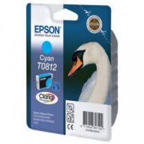 Оригинальный картридж T08124A для EPSON ST R270, R290, RX590 голубой, увеличенный, струйный 8198-01