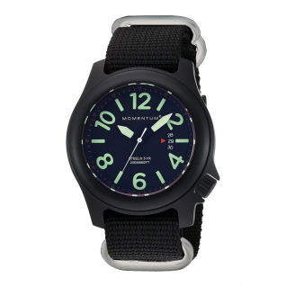 Часы Momentum Steelix Black-ION (чёрный нато) Momentum by St. Moritz Watch Corp