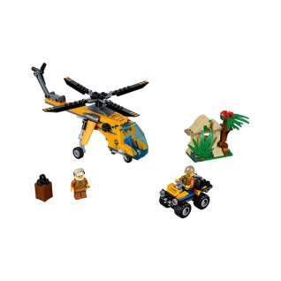 Конструктор Лего "Город" - Грузовой вертолет исследователей джунглей LEGO