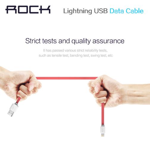 Кабель USB/Lightning Rock Flat Data Cable 42191245 7