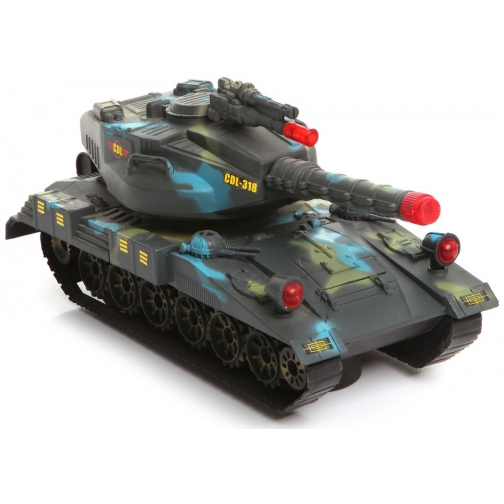 Танк Craziness Tank (свет, звук), 1:32 Shenzhen Toys 37720562