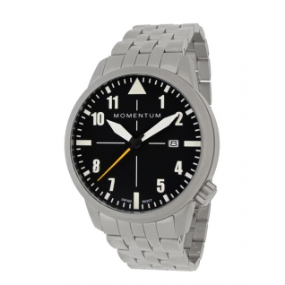 Часы Momentum Fieldwalker Q, (сапфировое стекло, сталь) Momentum by St. Moritz Watch Corp