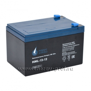 Аккумуляторные батареи Парус Электро Аккумуляторная батарея HML-12-12