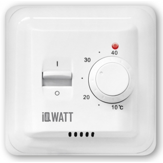 IQWATT IQ THERMOSTAT M – Механический терморегулятор (белый)