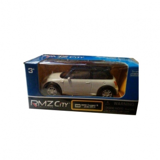Коллекционная машинка Mini Cooper S JCW, белая, 1:64 RMZ City