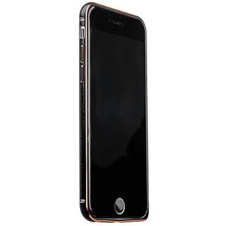 Бампер металлический iBacks Arc-shaped Venezia Aluminium Bumper for iPhone 6s/ 6 (4.7) - gold edge (ip60009) Black Черный