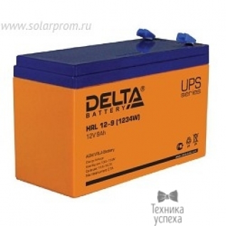Delta Delta HRL 12-9 (9А\ч, 12В) свинцово- кислотный аккумулятор