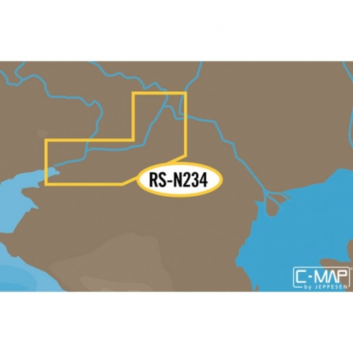 Карта C-MAP MAX-N RS-N234 (ВОЛГА. ВОЛГО-ДОНСКОЙ КАНАЛ) 6405170 1