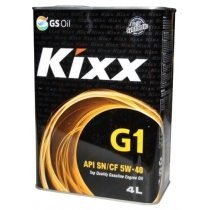 Моторное масло KIXX G1 5W40 SN/CF 4л