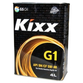 Моторное масло KIXX G1 5W40 SN/CF 4л