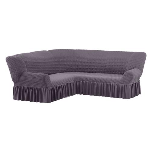 Чехол для углового дивана ПМ: Ми Текстиль Чехол на угловой диван жатка 42790553 6