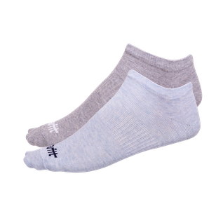 Носки низкие Starfit Sw-205, голубой меланж/светло-серый меланж, 2 пары размер 35-38