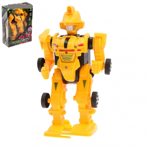 Интерактивный робот Roboboy (свет, звук, движение), желтый 37738777
