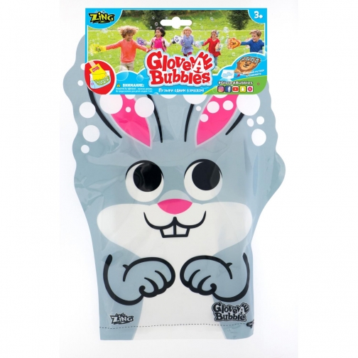 Набор мыльных пузырей Glove-A-Bubbles - Кролик Zing 37727721 3