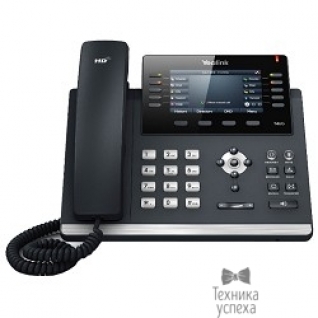 Yealink YEALINK SIP-T46G SIP-телефон, цветной экран, 6 линий, BLF, PoE, GigE, БЕЗ БП