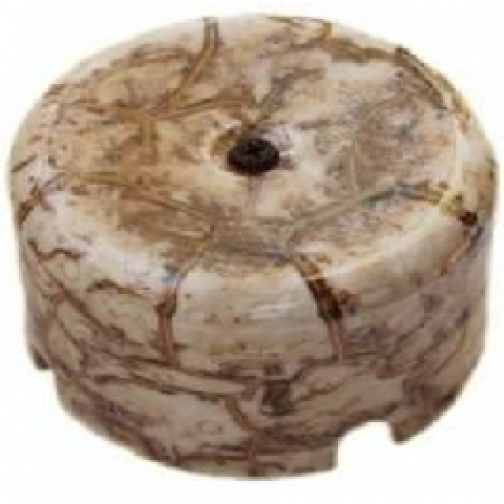 Распределительная Коробка керамическая D90 H35 Marble brown 1497151
