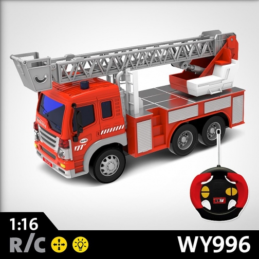 Пожарная машина р/у Firefighting, 1:16 (на бат., свет) Shenzhen Toys 37720231 1