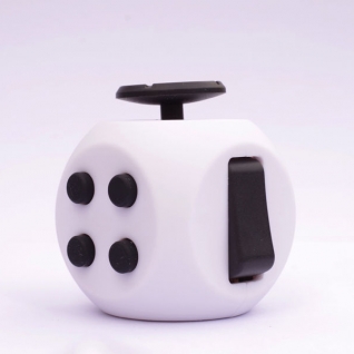 Игрушка "Кубик-антистресс Fidget Cube 3.0 Air", бело-черная