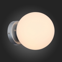Светильник настенно-потолочный St Luce Серебристый/Белый E27 1*40W
