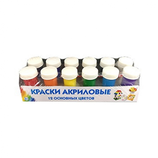Набор красок для рисования, 12 цветов ABtoys 37704685