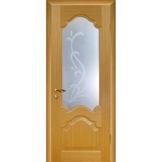 Дверное полотно МариаМ Кардинал ПУ лак остекленное 600-900 мм