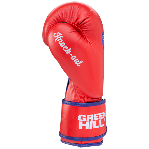 Перчатки боксерские Green Hill Knockout Bgk-2266, 14 Oz, к/з, красный 42300537 2