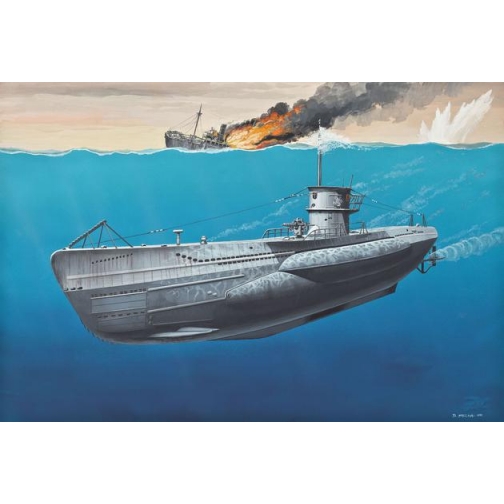 Сборная модель подводной лодки 