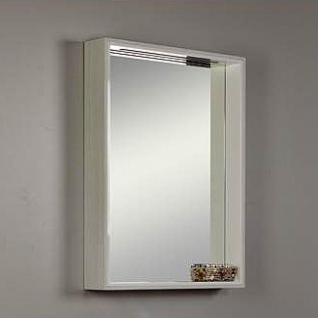 Зеркало-шкаф Акватон Фабиа 65 белый/выбеленное дерево