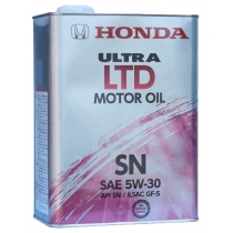 Моторное масло HONDA 5W30 4л Ultra LTDSN полусинтетика арт. 0821899974
