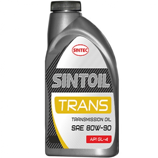 Трансмиссионное масло Sintoil Транс 80W90 GL-4 1л 37681203